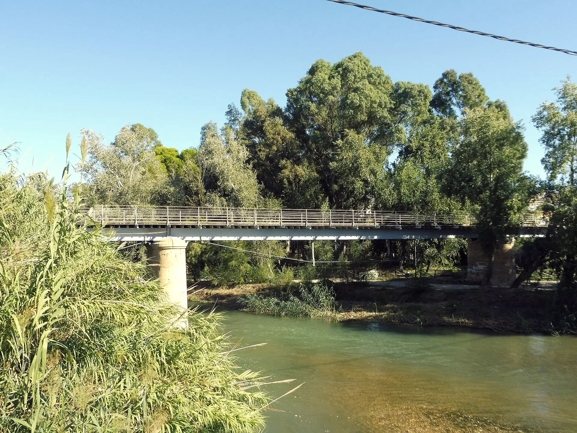 Puente Viejo de Abarán sobre el río Segura