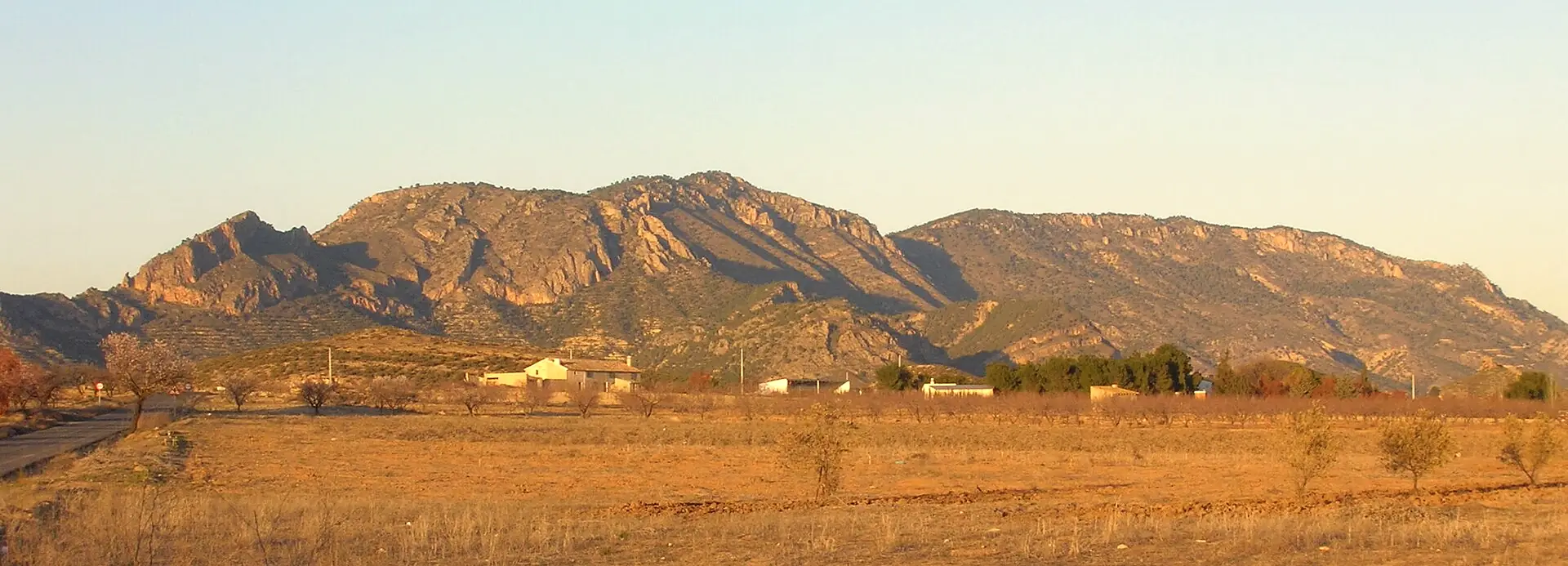 Laderas de la Sierra del Oro, entre Abarán y Cieza