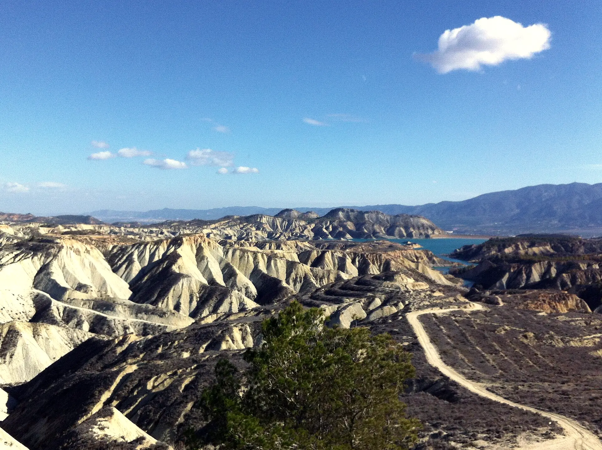 Paisaje lunar de los Barrancos de Gebas