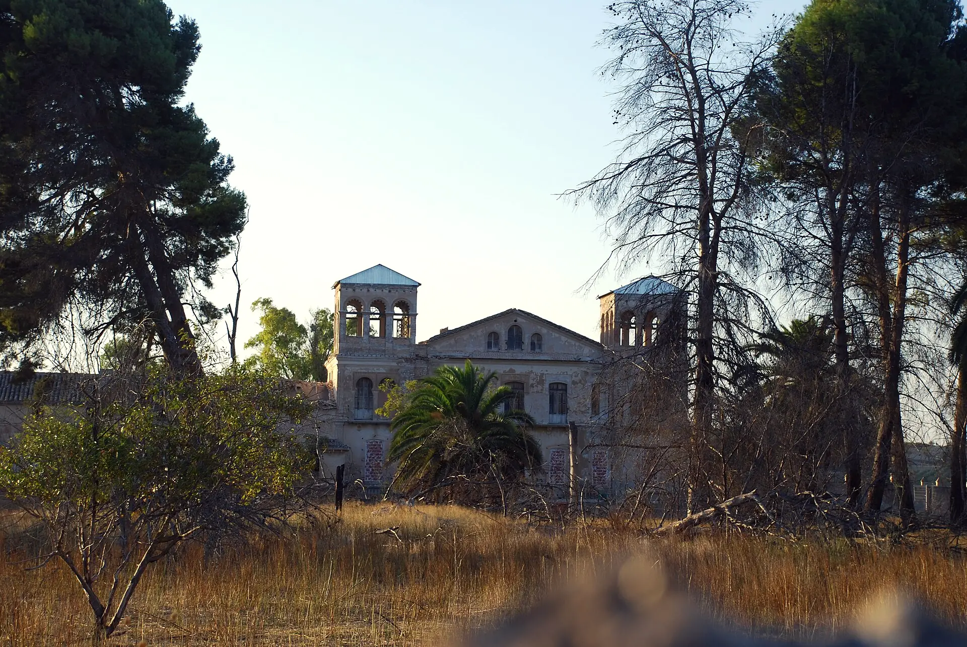 Palacete de Fuente Higuera en el término de Bullas