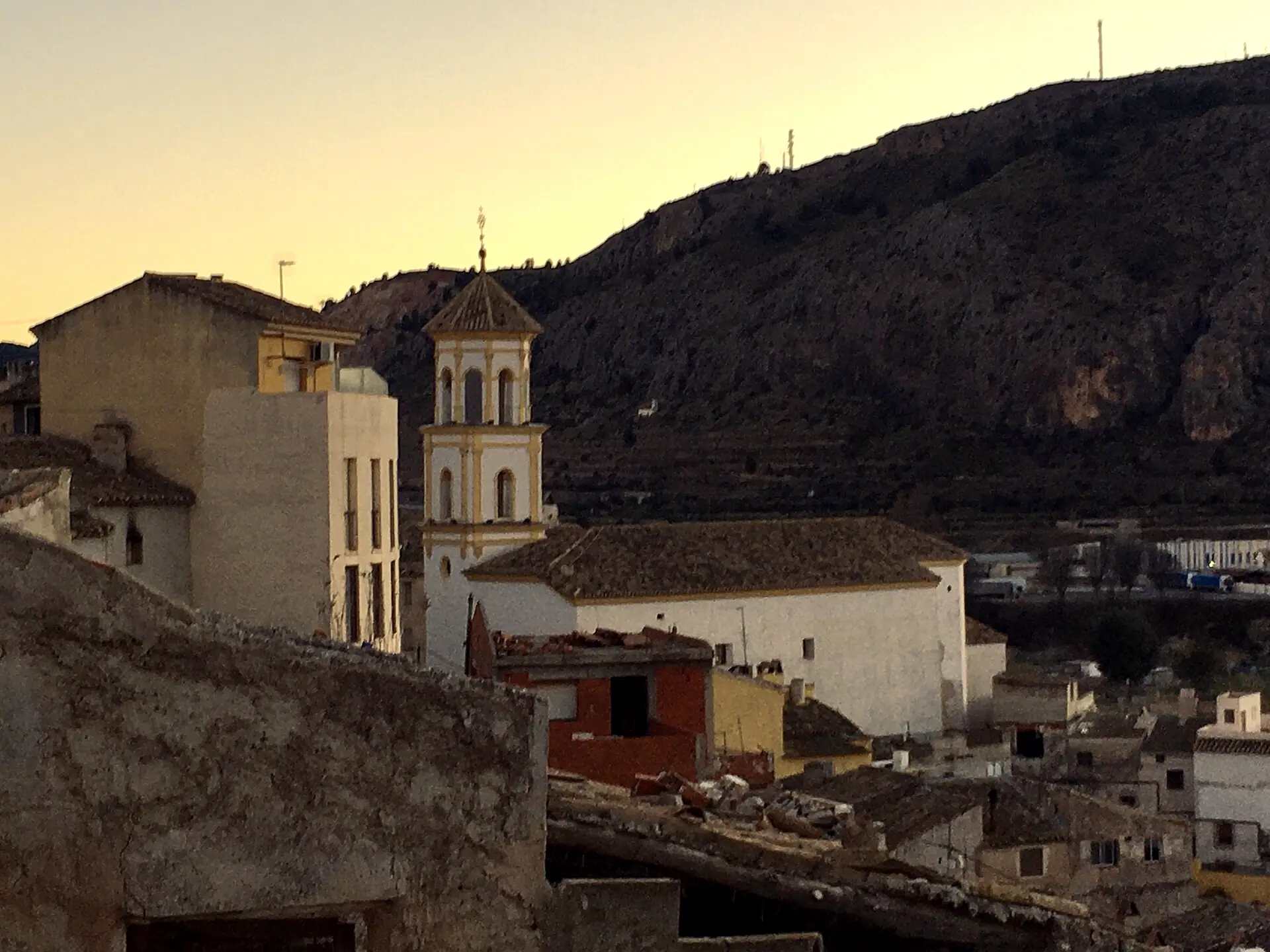Iglesia de la Soledad en el casco histórico de Cehegín