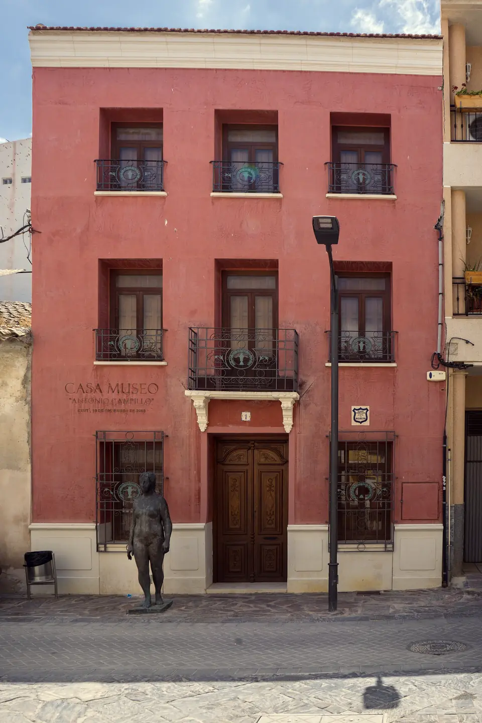 Fachada de la Casa Museo Antonio Campillo en Ceutí