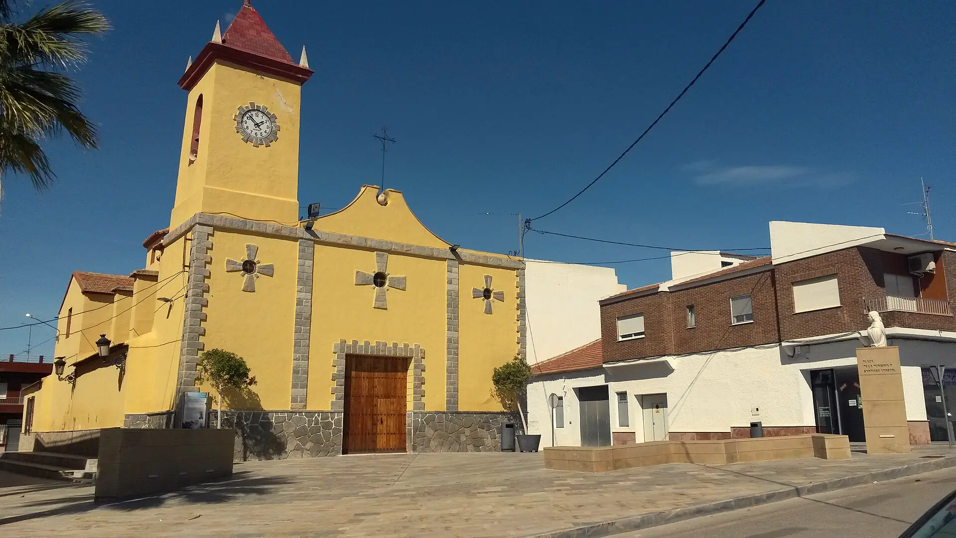 Iglesia de la pedanía de Balsapintada, en Fuente Álamo