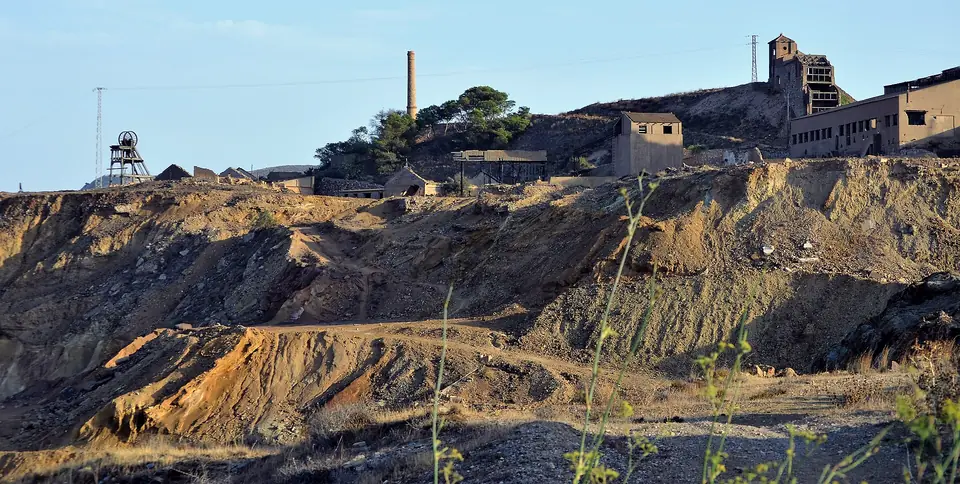 Antiguas minas en el entorno de La Unión