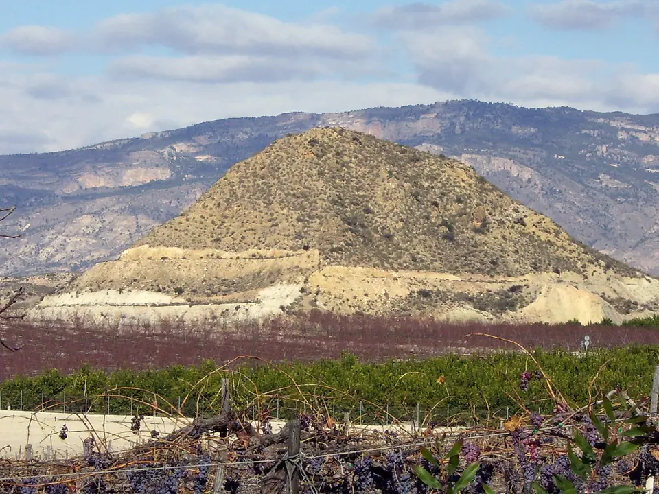 Cultivos de secano al pie de la sierra de la Espada
