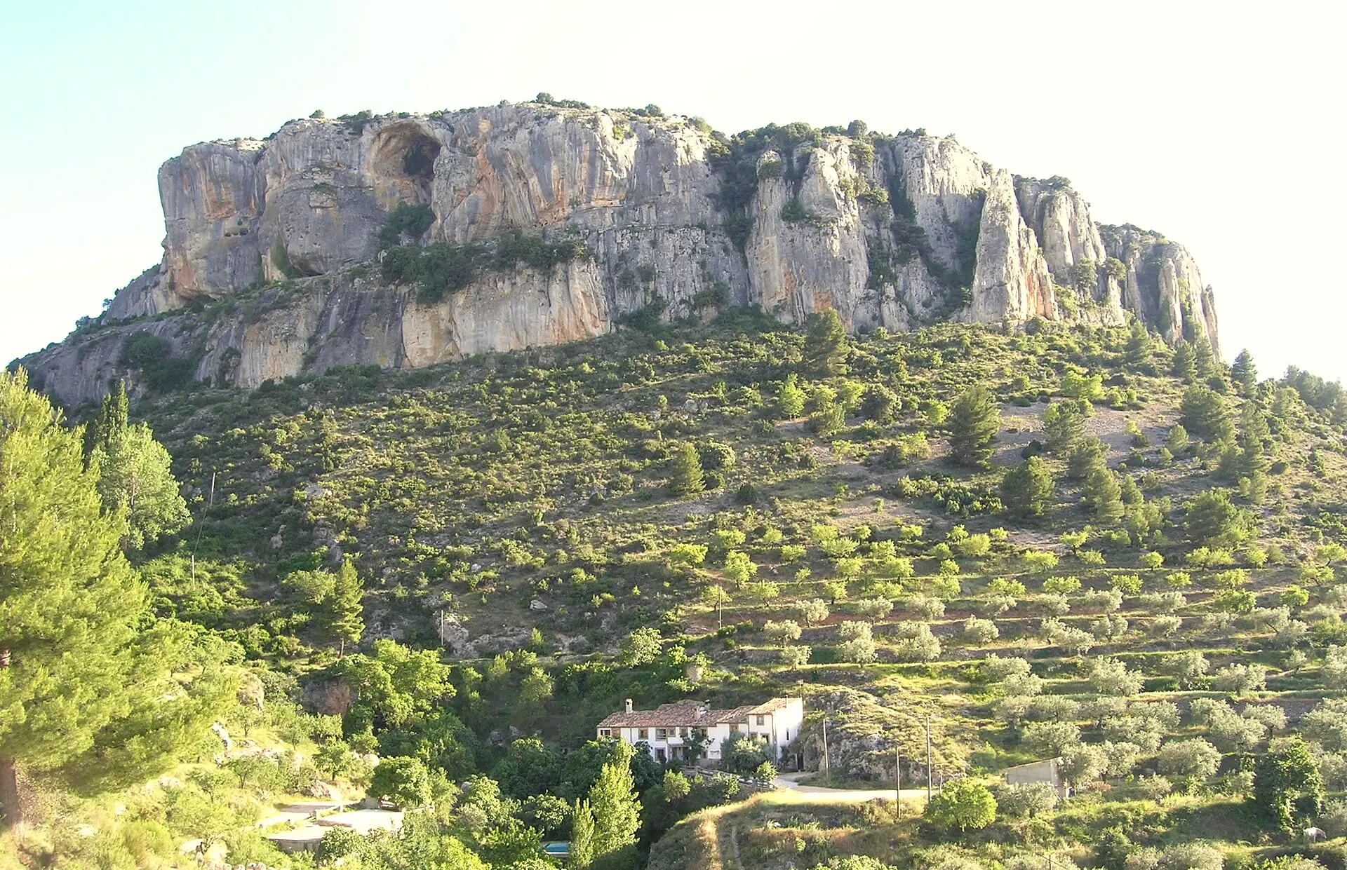 Pedanía de Benizar en el campo de Moratalla