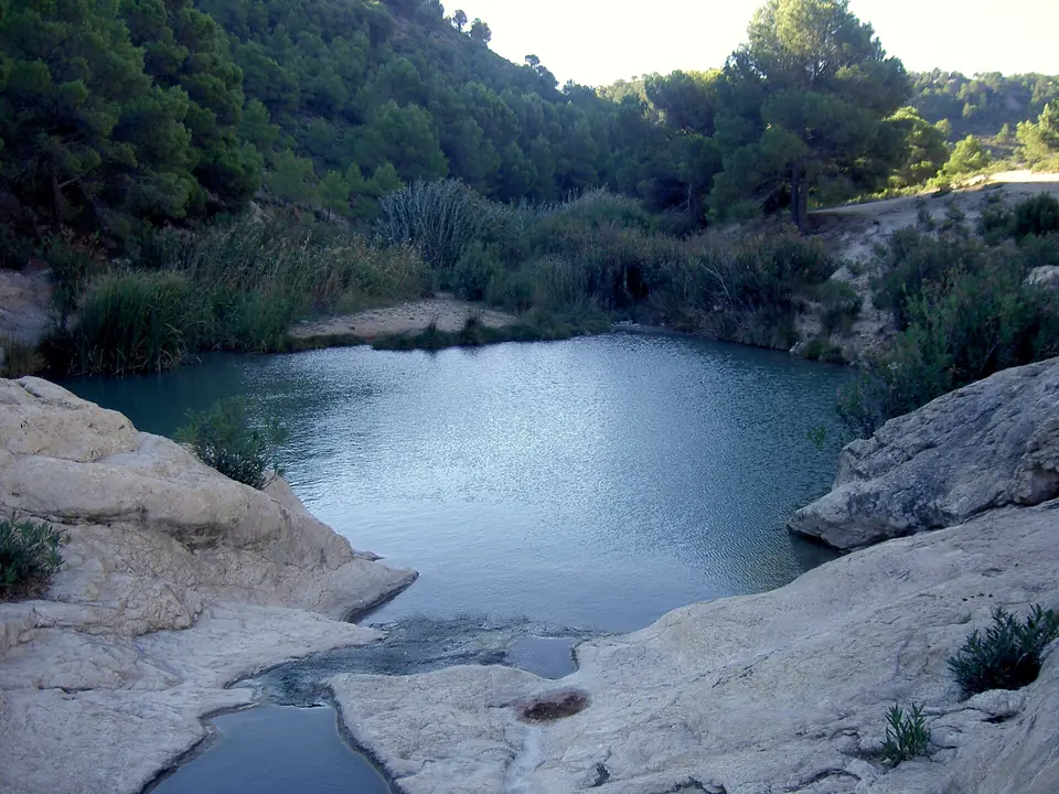 Paraje de Fuente Caputa, manantial que alimenta el pantano de La Cierva