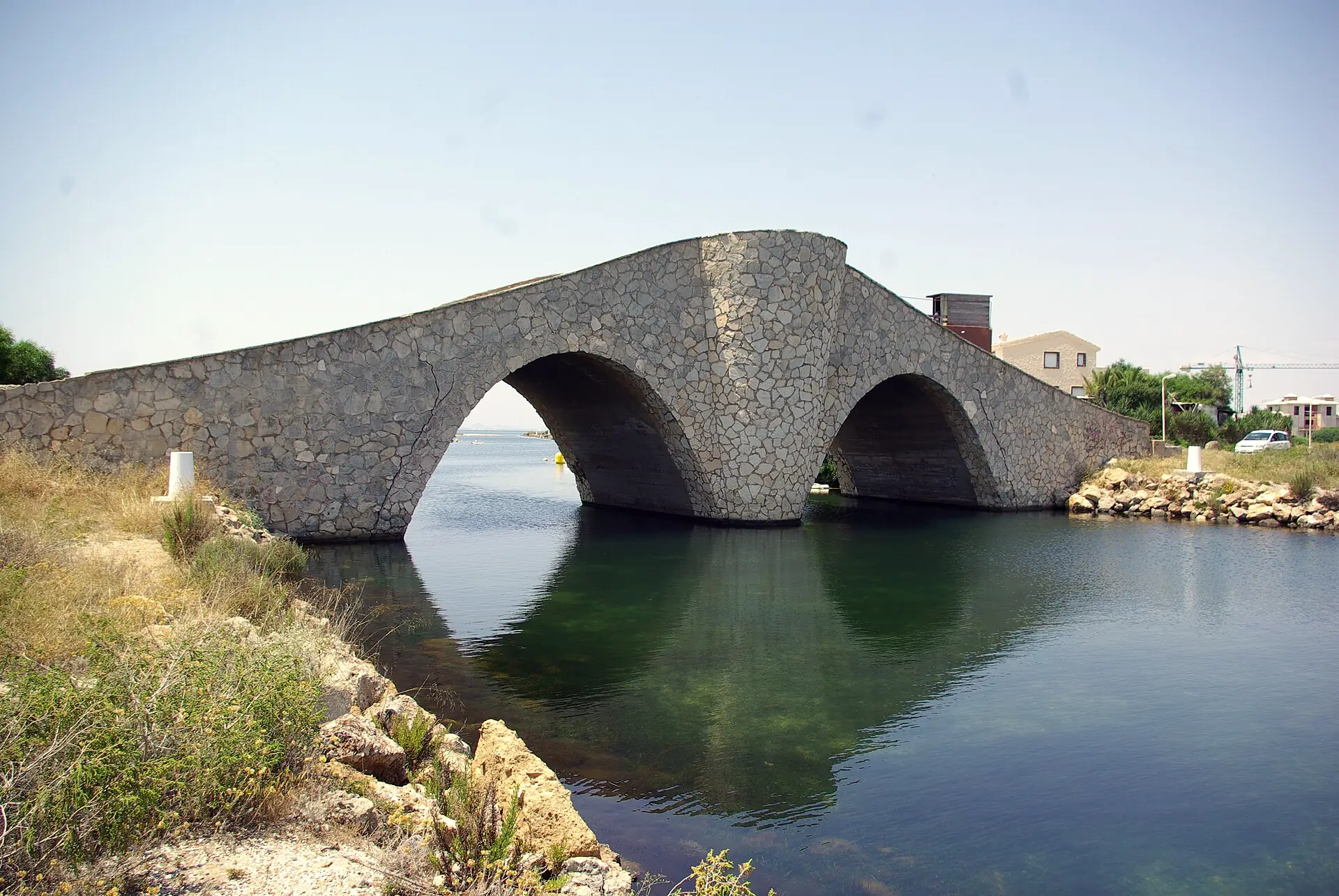 La Manga, franja de tierra entre el Mar Menor y el Mediterráneo
